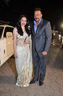 Sanjay Dutt and Manyata Dutt at Kresha Bajaj's Wedding