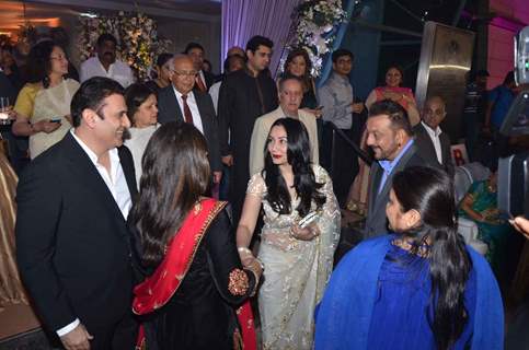 Sanjay Dutt and Manyata Dutt at Kresha Bajaj's Wedding