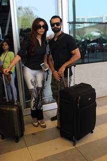 Airport Diaries: Ashmit Patel and Mahek Chahal