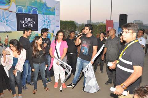 Bollyood Hunk Arjun Kapoor Flags Off 'Times Women's Drive'