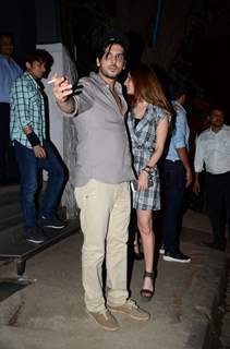 Spotted: Zayed Khan and Sussanne Khan at 'The Korner House'