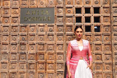 Aditi Rao Hydari Launches Anita Dongre's New Collection