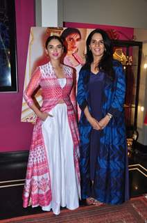 Anita Dongre with Aditi Rao Hydari Launches her New Collection