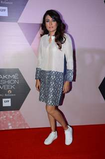 Mini Mathur at Lakme Fashion Week