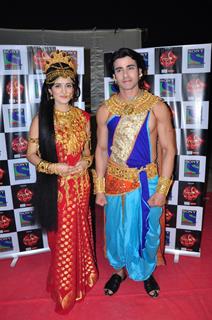 Gautam Rode and Farnaz Shetty at Suryaputra Karn