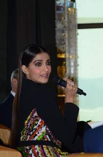 Sonam Kapoor at Launch Of ABIL & Versace