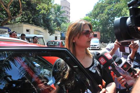 Deepshikha Nagpal at Bangur Nagar Police Station