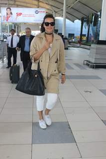 Neha Dhupia Snapped at Airport