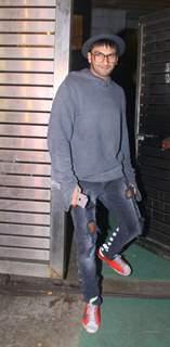 Ranveer Singh Snapped at Zoya Akhtar's House