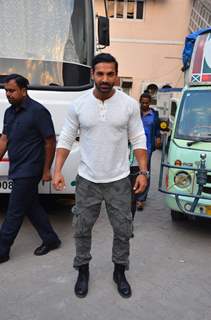 John Abraham Snapped at Mehboob Studious