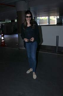 Sushmita Sen Snapped at Airport