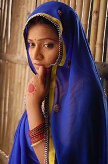 Ekta Tiwari as Radha in the show Tere Mere Sapne