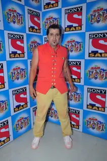 Bakhtiyar Irani at SAB TV's Holi Celebrations