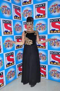 Aashka Goradia at SAB TV Holi Celebrations