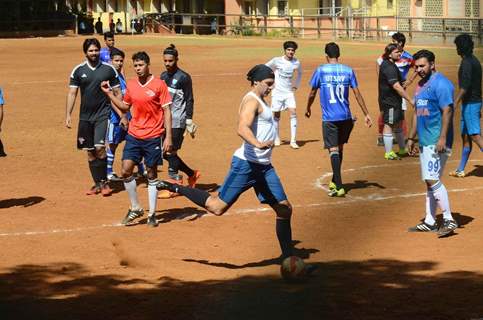 Dino Morea Snapped Playing Football