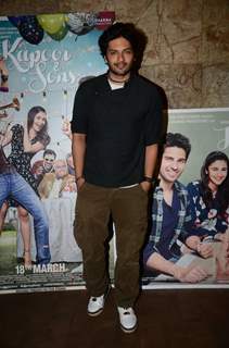 Ali Fazal at Special Screening of Kapoor & Sons