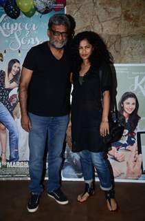 R. Balki and Gauri Shinde At the Screening of Kapoor & Sons