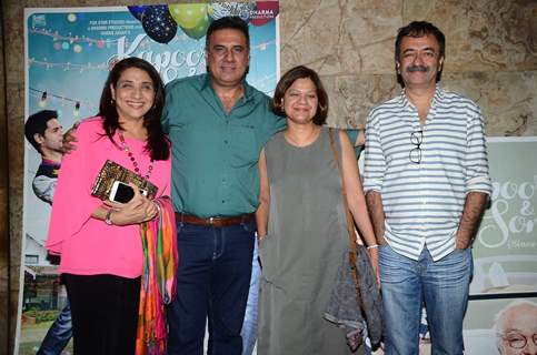 Boman Irani and Rajkumar Hirani at Special Screening of Kapoor & Sons