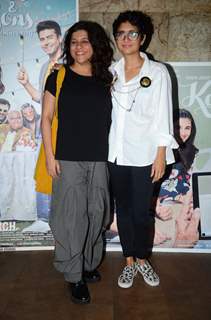 Kiran Rao and Zoya Akhtar at Special Screening of Kapoor & Sons