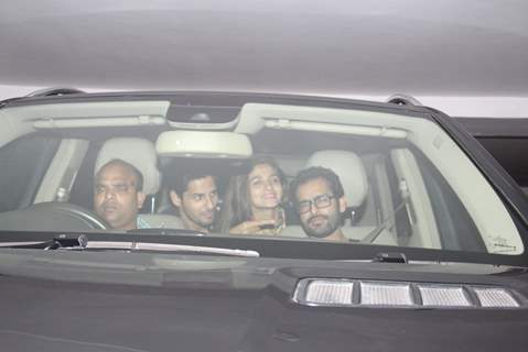 Alia Bhatt and Sidharth Malhotra at Karan Johar's Bash