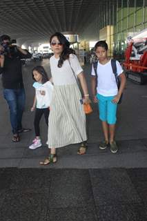 Mini Mathur Snapped at Airport