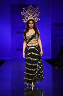 Shriya Saran Walks the Ramp at AIFW