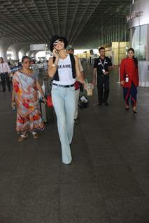 Jacqueline Fernandes Snapped at Airport