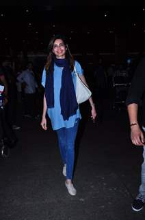 Karishma Tanna Snapped While Leaving for TOIFA