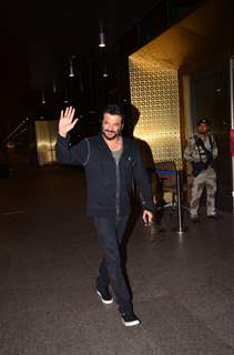 Anil Kapoor Snapped While Leaving for TOIFA