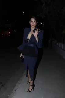 Malaika  Arora Khan Snapped at Olive in Bandra