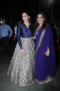 Huma Qureshi with Shaina NC at CPAA Fevicol Show