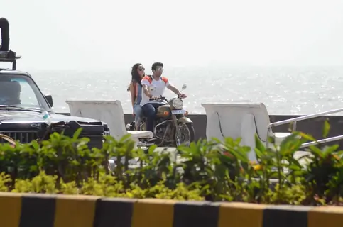Shraddha Kapoor and Aditya Rao Kapoor On Location Shoot