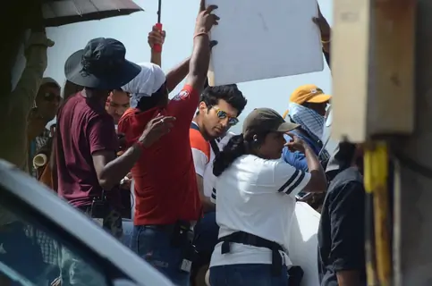 Shraddha Kapoor and Aditya Rao Kapoor On Location Shoot