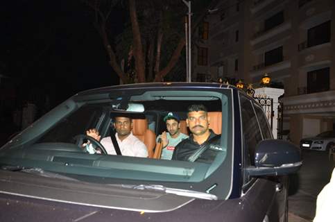 Ranbir Kapoor Snapped at Sanjay Dutt's Home