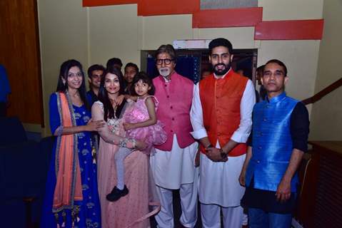 Amitabh BachchanAbhishek Bachchan and Aishwarya Rai Bachchan at Annual Day of Kookaburra Play School