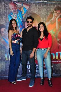 Bruna Abdullah, Rajnish Duggal and Saisha Sehgal at Udanchoo Film Promotions