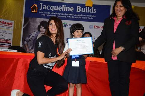 Jacqueline Fernandes at Habitat for Humanity Event