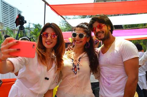 Celebs at Meet Bros Holi Celebrations