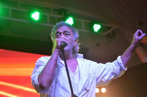 Lucky Ali Performs at a Music Concert in Mumbai