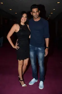 Vivan Bhatena with wife at Premiere of 'Who's Line is It Anyway'