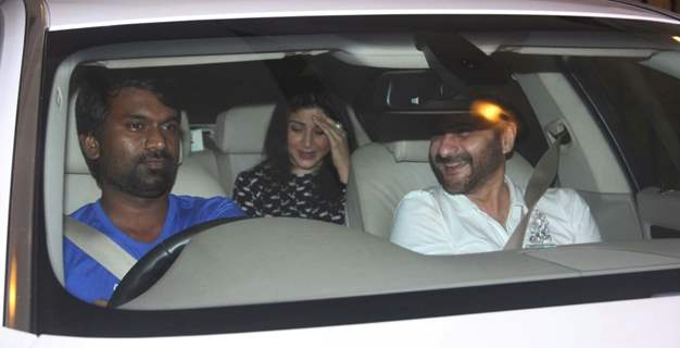 Sanjay and Maheep Kapoor attends India Vs Aus Screening at Ritesh Sidhwani's House