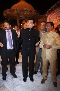 Jeetendra at Wedding Reception of MLA Naseem Khan's son Aamir Khan