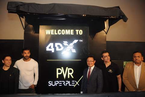 John Abraham at Launch of PVR 4DX