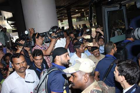 Airport Diaries: Indian Cricket team's Harbhajan Singh