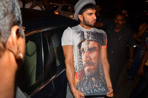 Ranveer Singh at Sanjay Leela Bhansali's Party for Winning National Award