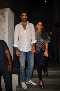 Sikander Kher with Wife at Sanjay Leela Bhansali's Party for Winning National Award