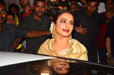 Rekha at Sanjay Leela Bhansali's Party for Winning National Award