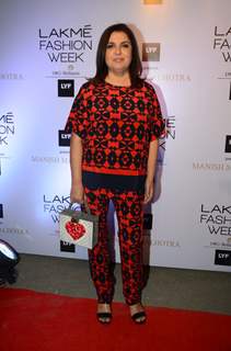 Farah Khan at Lakme Fashion Show 2016