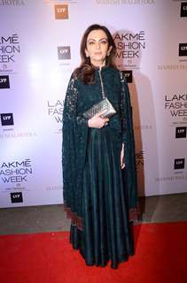 Nita Ambani at Lakme Fashion Show 2016