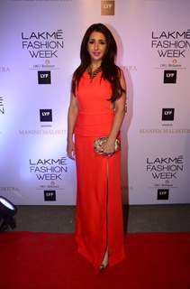 Krishika Lulla at Lakme Fashion Show 2016